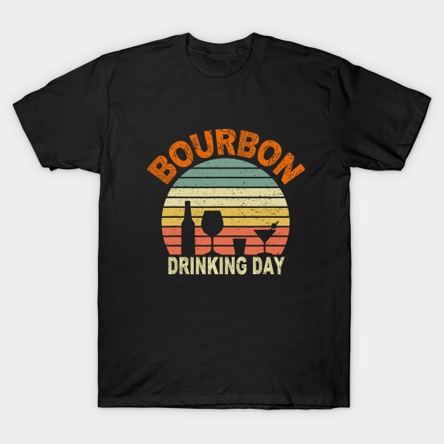 Drinking Day Bourbon T-shirt, Tshirt for Bourbon Lovers T-Shirt by DaseShop